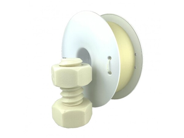 VZORKA 20 METROV - Nylon PA12 + GF15 natural 1,75 mm Fiberlogy so sklenými vláknami