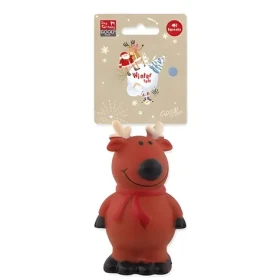 DOG FANTASY Hračka Winter Tale Sob / Vinyl s pískatkom / Pre psov / 11 cm (454-857569)