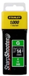 Stanley 1-TRA709T / 14mm 9:16 Spony pre vysoké zaťaženie / typ G 4 | 11 | 140 / 1000 ks (1-TRA709T)