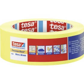 Tesa PRECISION 04334-00003-00 krepová lepiaca páska Precízny krep® žltá (d x š) 50 m x 38 mm 1 ks; 04334-00003-00