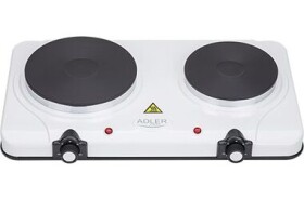 Adler AD 6504 biela / dvojplatničkový elektrický varič / 2500 W (AD 6504)