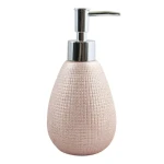 MSV SHANGAI dávkovač mydla ružový / keramika / 300 ml (3700703926573)