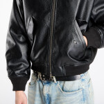 Bunda Wasted Paris M Kingdom Faux Leather Bomber Black XL