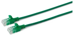 MicroConnect CAT6 U/UTP SLIM 0.15m zelená / PVC (V-UTP60015G-SLIM)