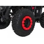 Mamido Detská benzínová štvorkolka RamiGO MONSTER 200CC čierno-červená