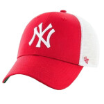 Unisex baseballová čiapka New York Yankees Branson Cap B-BRANS17CTP-RD Červeno-biela - 47 Brand one size červeno-bílá