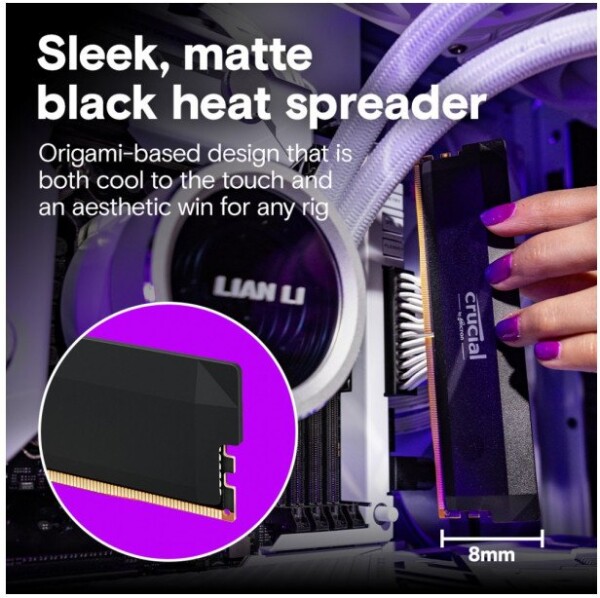 Crucial crucial Pamięć DDR5 Pro OC 32/6400(1*32GB) CL40