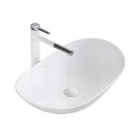 REA - Umývadlo na dosku Royal 61,5x35,5 biele REA-U0441