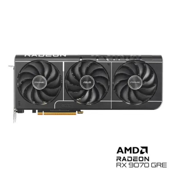 Asus Radeon RX 9070 GRE Prime OC / Grafická karta / 2860 MHz / 12GB GDDR6 / 192-bit / 1x HDMI + 3x DP / 650W (8+8) (90YV0PP0-M0NA00)