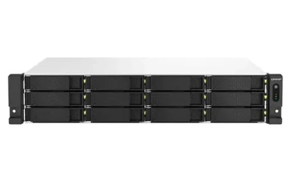 QNAP TS-1264U-RP-8G / 12x HDD / Intel Celeron 2.9 GHz / 8 GB DDR4 / 3.5 SATA / 2x2.5GLAN (TS-1264U-RP-8G)