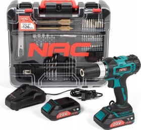 NAC CDB2-40-S-LI-20V 20 V 2 x akumulátor 2 Ah + Sada 126 akcesorii