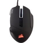 Corsair SCIMITAR RGB ELITE čierna / Herná optická myš / 18000DPI / 17 tlačidiel / USB-A / 1.8 m (CH-9304211-EU)