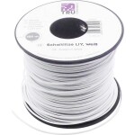 TRU COMPONENTS 1567228 opletenie / lanko, LiY, 1 x 0.50 mm², biela, 100 m; 1567228