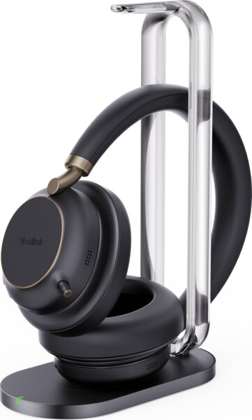 Yealink BH76 Plus + Charging Stand Teams USB-C/A Sada słuchawkowy Bezprzewodowy Opaska na głowę Połączenia/muzyka USB Type-C / USB Type-A Bluetooth Podstawka do ładowania Čierny
