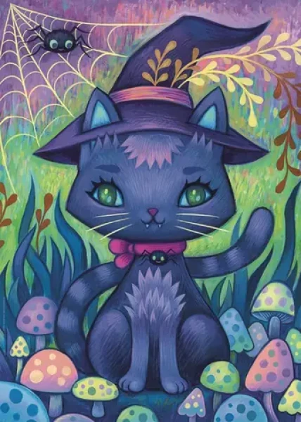 HEYE Puzzle Dreaming: Mačka čarodejnica