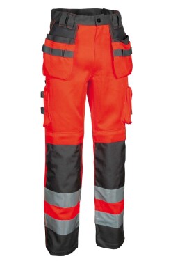 Reflexné pracovné nohavice Cofra BLINDING Farba: Reflexná Červená, Veľkosť: 52 (CABLINDING_06_52)