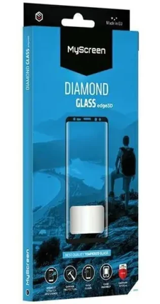 MyScreen DIAMOND GLASS edge3D pre Realme 14 Pre čierna / Ochranné sklo / 9H / Tvrdené (MD10133TG 3D BLACK)