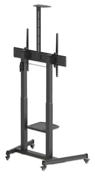 Manhattan Mobilný stojan pre TV čierna / Stojan pre TV / 60-120" / nosnosť 120 kg / VESA do 1000x600 (462709)