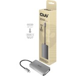 Club3D CAC-1510 USB-C® / DVI adaptér [1x USB-C® zástrčka - 1x DVI zásuvka 24+5-pólová] hliník; CAC-1510