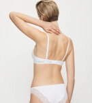 Triumph - Lovely Micro Push-up: Tvarovací komfort s čipkovaným lemovaním Triumph WHITE 75A