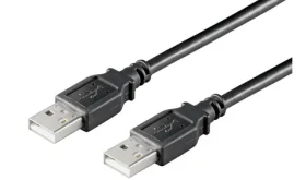 MicroConnect kábel USB2.0 A (M) - USB2.0 A (M) 3M čierna / 480Mbit/s (USBAA3B)