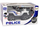 Mamido Elektrické autíčko R/C Polícia Jeep 1:14 Diaľkovo Ovládaný so Svetelnými Efektmi
