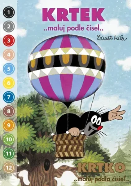 Rappa Maľuj podľa čísel Krtko 2