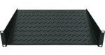 Intellinet polica čierna / Rack polica / 19" / 1U / hĺbka 150 mm / nosnosť 25 kg / predná montáž (712491)