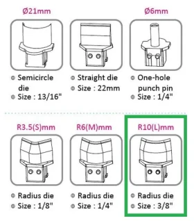 KW triO Výsekový rádius pre KW triO 9521 10 mm (COK-09521-R10)