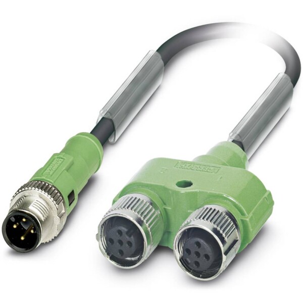 Sensor/Actuator cable SAC-4PY-MS- 0,3-PUR/2XF 1436204 Phoenix Contact; 1436204