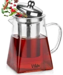 Vilde Sklenená kanvica na čaj a byliny 730 ml / Kanvica na čaj / so sitkom / sklo (259412)