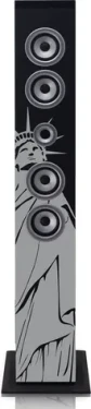 LENCO IBT-6 NY Liberty / Stĺpový reproduktor / 40W / Bluetooth / FM / USB / SD / AUX / LCD (IBT-6RONY)