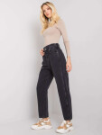 Černé mom jeans Alvana RUE PARIS