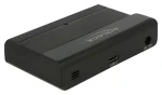 DeLock USB Hub 4portový čierna / USB hub / 4X USB-A / USB 3.2 Gen 2 (10 Gbps) / napájací adaptér (64053)