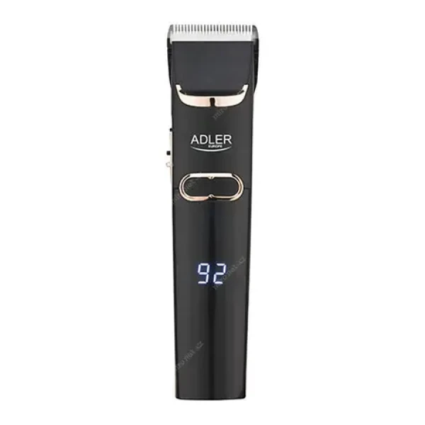 Adler AD 2832 / Zastrihávač na vlasy / 4 nástavce / 3 amp; 6 amp; 9 amp; 12 mm / LCD / čierna (AD 2832)