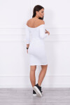 Pruhované model 18742812 šaty bílé UNI - K-Fashion