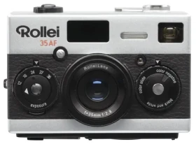 Rollei 35AF čierna / analógový fotoaparát / 35mm film / blesk (10856)