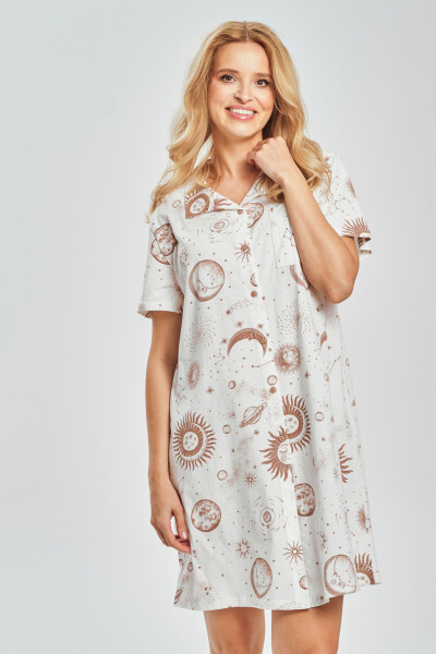 3521 DÁMSKE TRIČKO SOL S-XL Béžová M