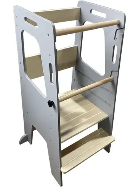 2Kids Toys Rastúca učiaca veža šedá / od 18 mesiacov (2D33828)