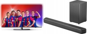 Philips 85PUS8818/12 LED 85'' 4K Ultra HD Ambilight + Soundbar Philips TAB5309/10