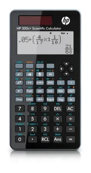 HP 300s+ / Školská kalkulačka / vedecká / 315 funkcií / solárne napájanie