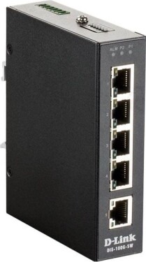 D-Link DIS-100G-5W / Industrial Gigabit Unmanaged Switch / 5x GLAN / QoS (DIS-100G-5W)