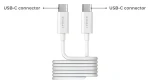 2-Power USB-C 100W / Dátový kábel / USB-C na USB-C / 5A / 2 m (2PUC2M06W)