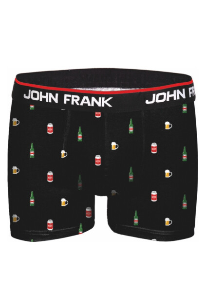 Pánske boxerky John Frank JFBD304 M černá