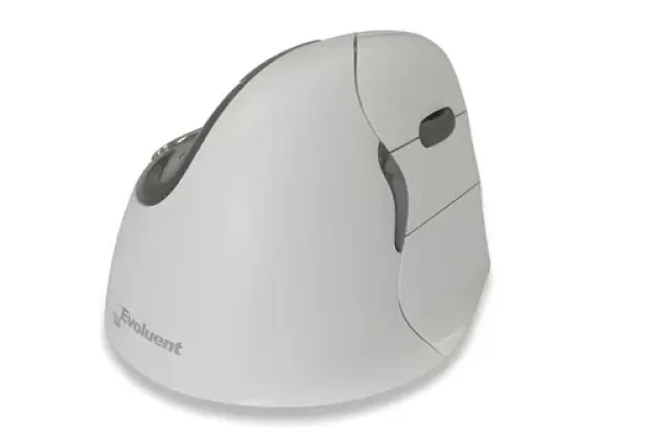 Evoluent VerticalMouse 4 Right Hand biela / Ergonomická bezdrôtová myš / Bluetooth / Mac OS / pre pravákov (BNEEVR4WB)
