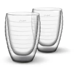 Lamart Vaso Sada 2 pohárov na Džús 370ml číra / Borosilikátové dvojité sklo (8590669225699)