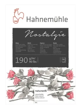 Hahnemühle Skicák Nostalgia (Natural White) A4/50 listov/190 g (10628210)