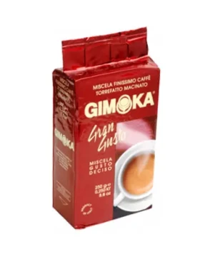 Gimoka Gran Gusto 250 g / Mletá káva / 20% Arabica 80% Robusta / Vákuové balenie / dopredaj (8003012000015)