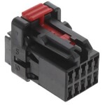 TE Connectivity zástrčkový konektor na kábel 638393-1 25 ks Package; 638393-1