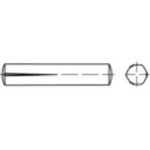 TOOLCRAFT 1066740 ryhovaný lícovaný kolík (Ø x d) 1.5 mm x 8 mm nerezová ocel A1 100 ks; 1066740